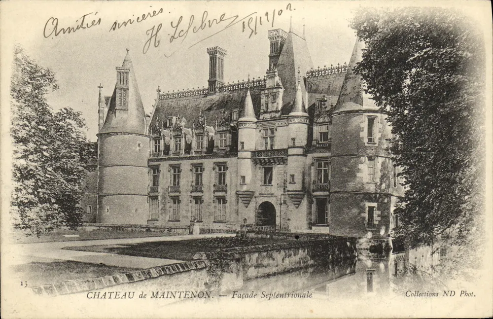 Castelo de Maintenon — Facha Septentrional — Collections ND Phot. - Frente
