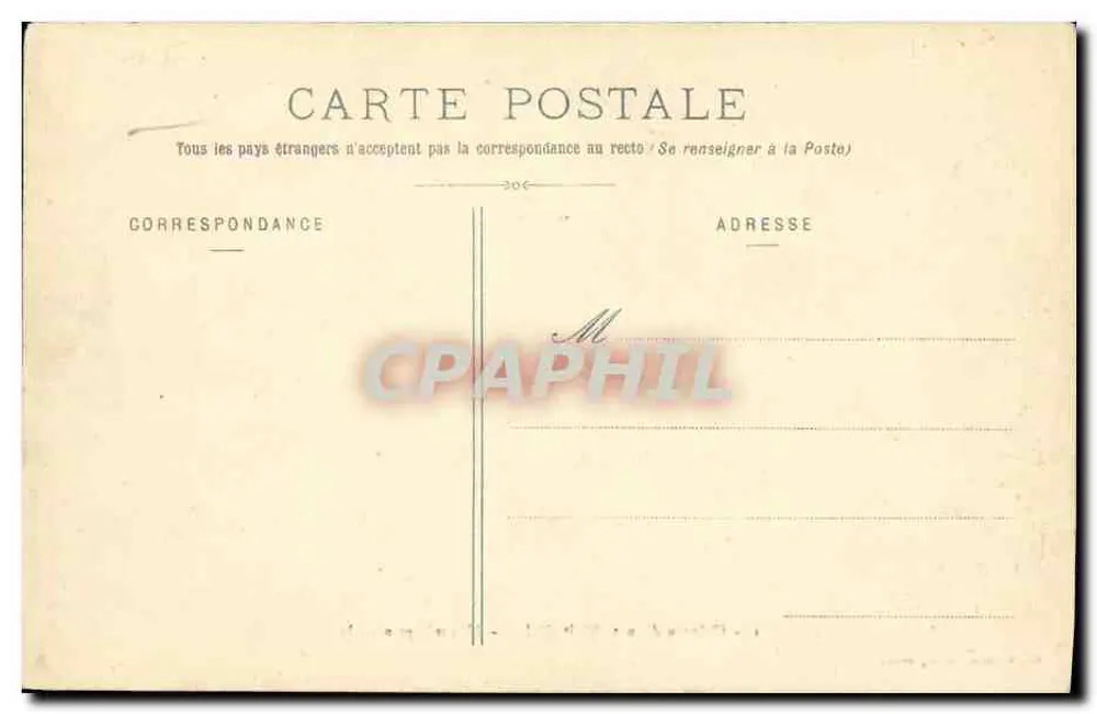 Castelo de Anet (século XVI) — A Entrada Principal — Ch. Foucault, editor, Dreux - Verso