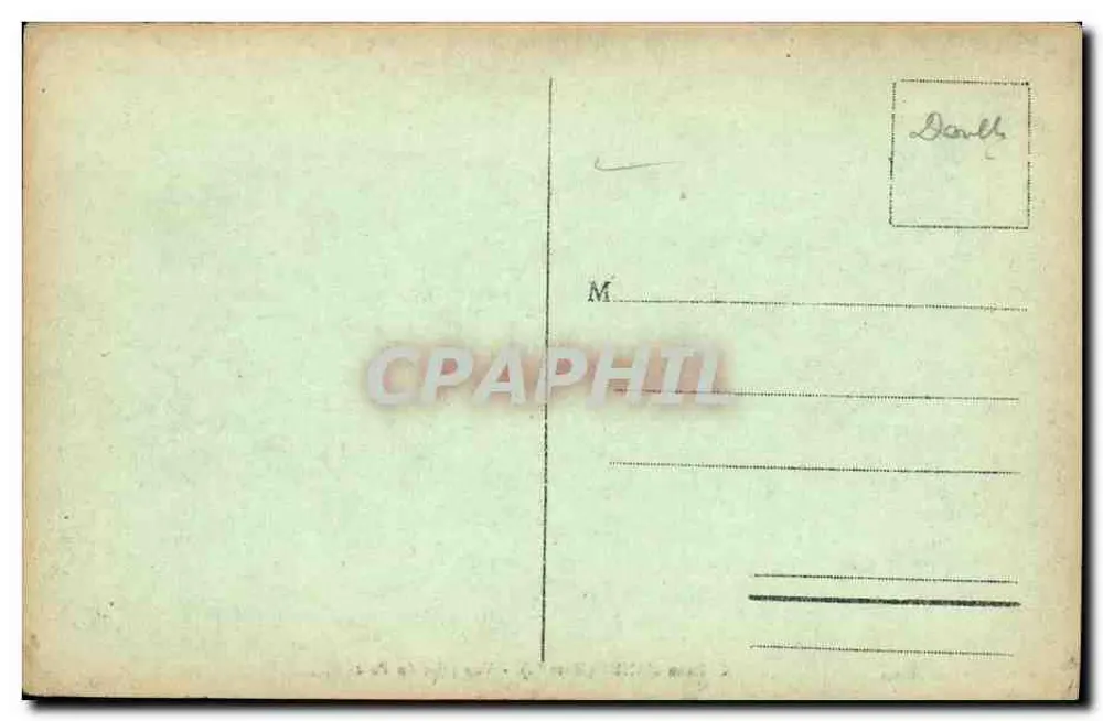 Castelo de ANET (E.-et-L.) — Vista tirada do Parque — G. Foucault, editor, Dreux - Verso