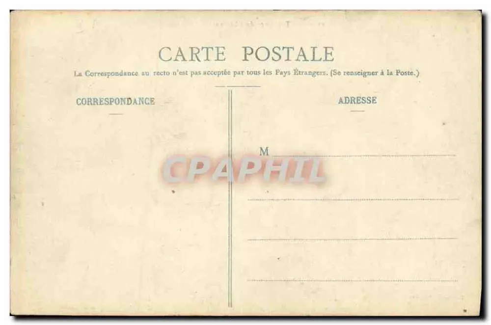 Anet - Place do Castelo — vista do monumento e do castelo — Ch. Foucault, editor, Dreux - Verso