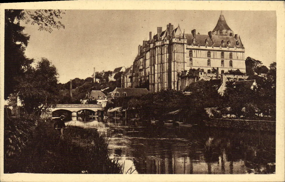 Castelo de Châteaudun — Fachaça Oeste — Edição Peychotier - Frente