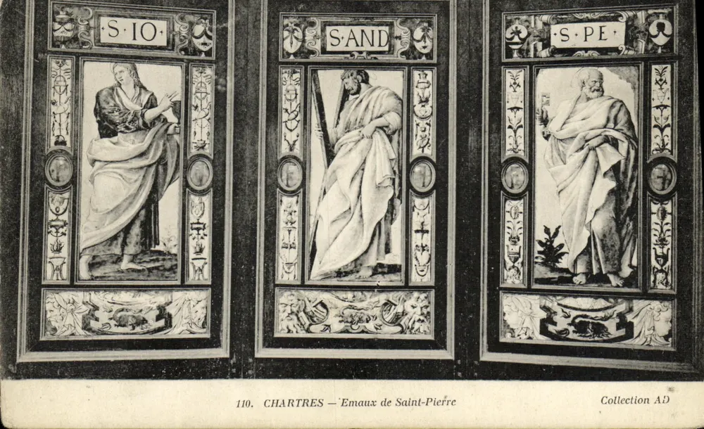 Chartres — Emaux de Saint-Pierre — Collection AD - Frente