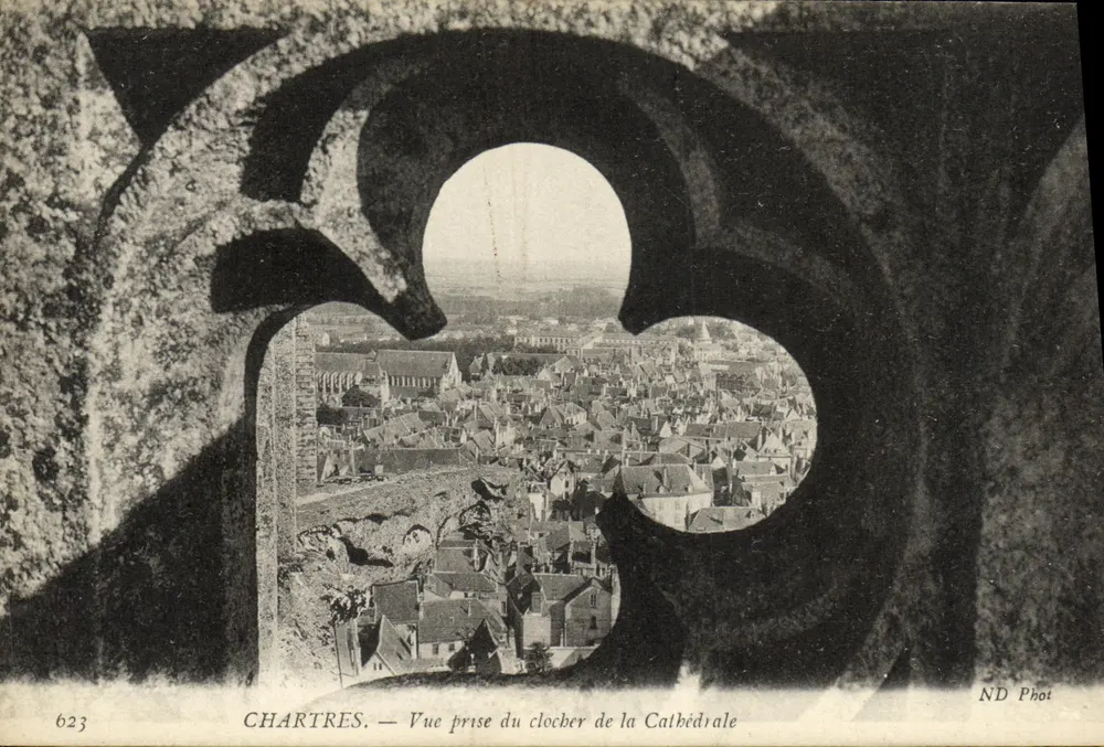 Chartres — Ansicht vom Dachreiter der Kathedrale — ND Phot, n°623 - Vorderseite