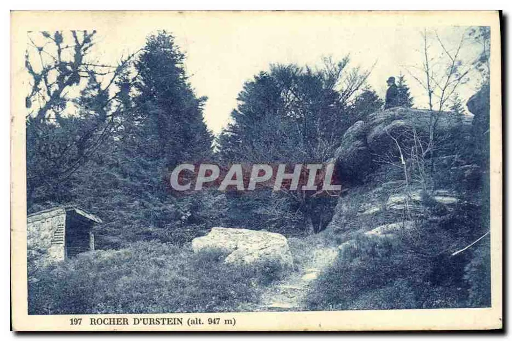 Rocher d'Urstein — altitude 947 m — editor P. Kneech, Suresnes (Moselle) - Frente