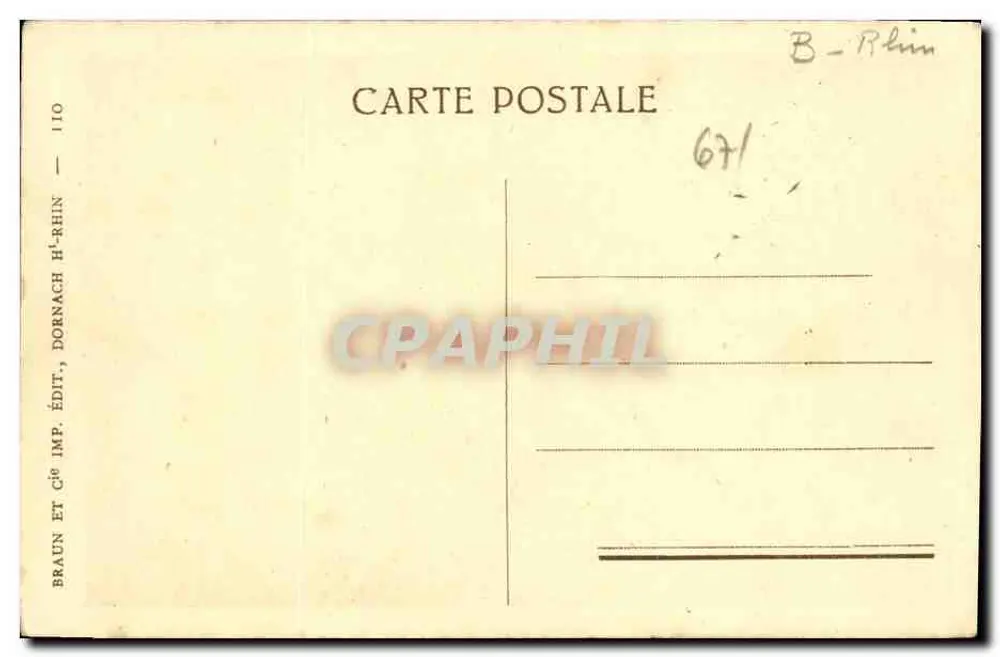 Sainte-Odile — Capela dos Anjos — Braun & Cie, Dornach - Verso