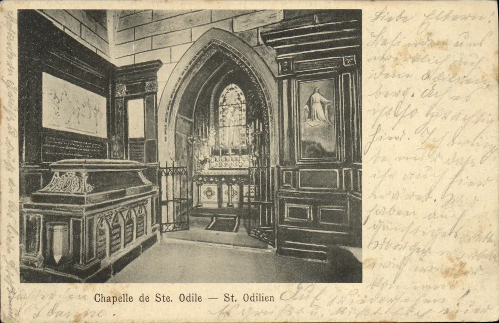 Kapelle van Sint Odile — Sint Odilien — Uitgever: Künstlerverlag Straßburg, n° 172 - Voorkant