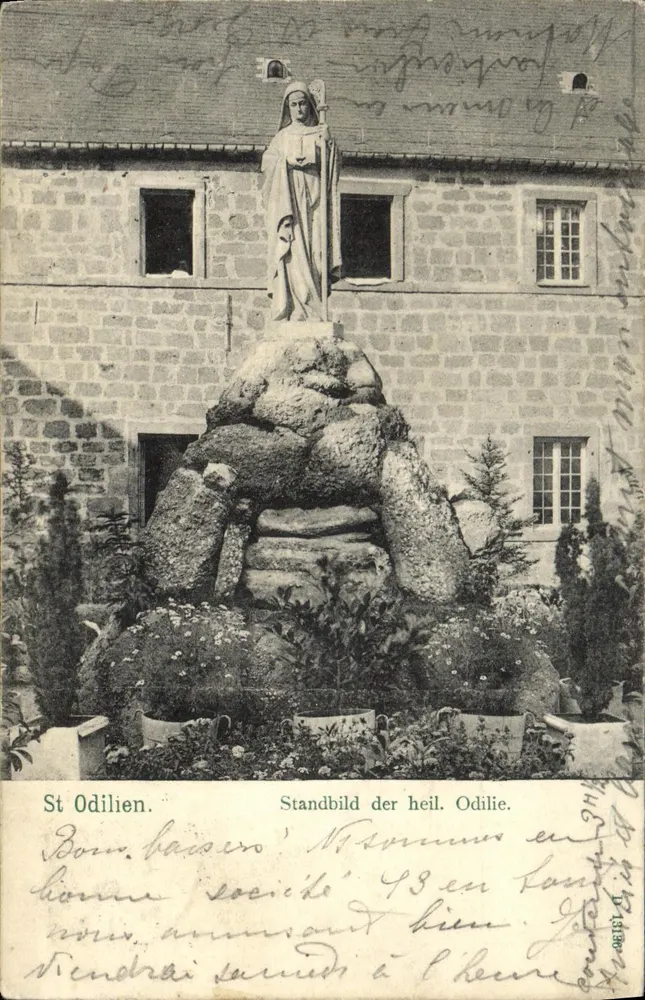 São Odilien — Estátua da Virgem — Kunstanstalt Lautz & Balzar, Darmstadt - Frente