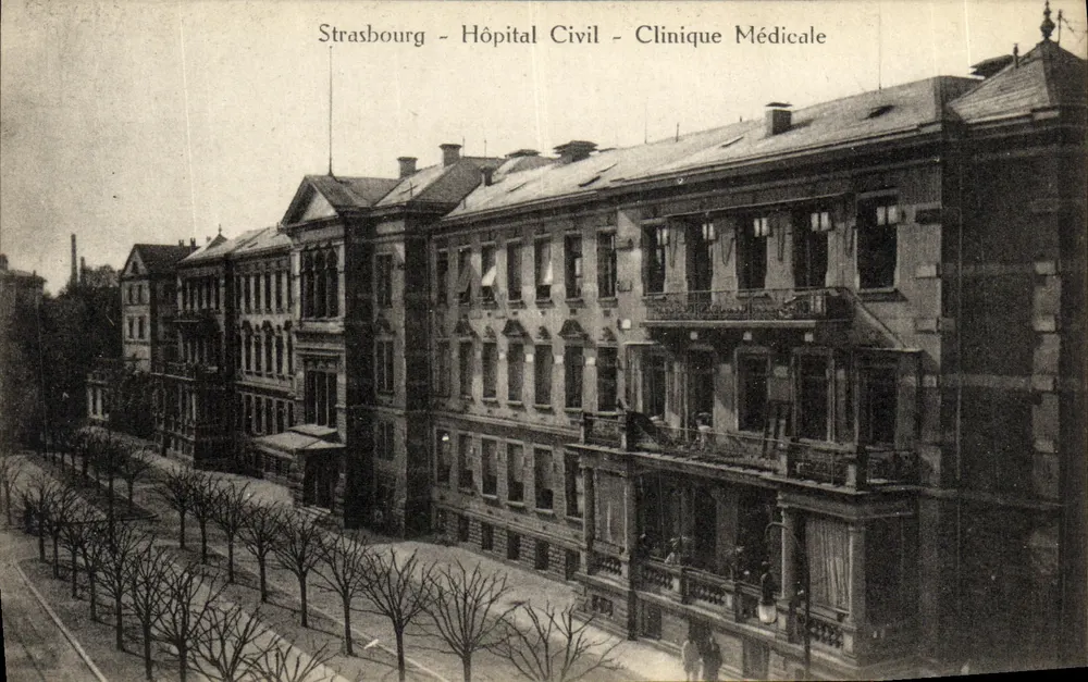 Strasbourg - Zivilklinik - Klinik für Medizin — C. L. S. Cie, Strasbourg Ais, n° 1611 - Vorderseite