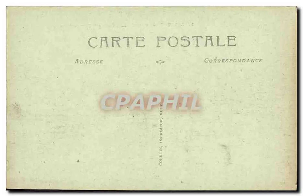 Strasbourg — Der Botanische Garten und das Observatorium — Courtois, Metz - Rückseite