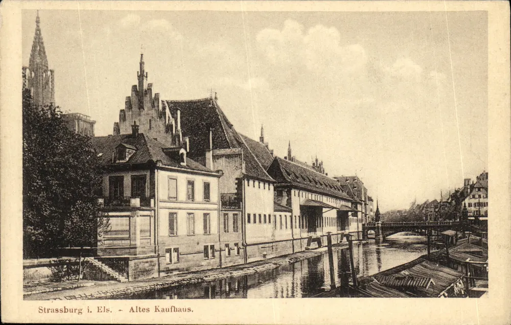 Strasbourg i. Els. — Altes Kaufhaus — Kunstverlagssamml. Moir & Ludke - Frente