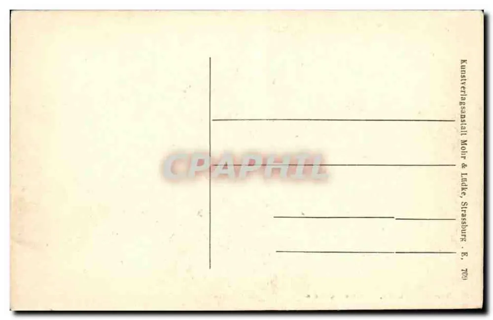 Strasbourg i. Els. — Altes Kaufhaus — Kunstverlagssamml. Moir & Ludke - Verso