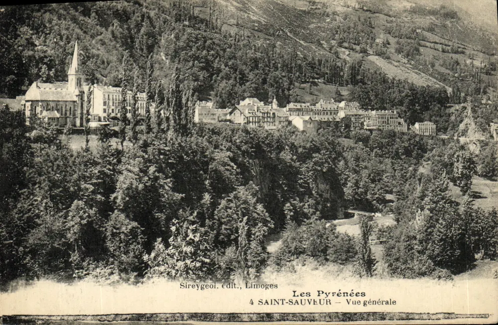 Saint-Sauveur — Vista geral — Sireygeol, editor, Limoges - Frente