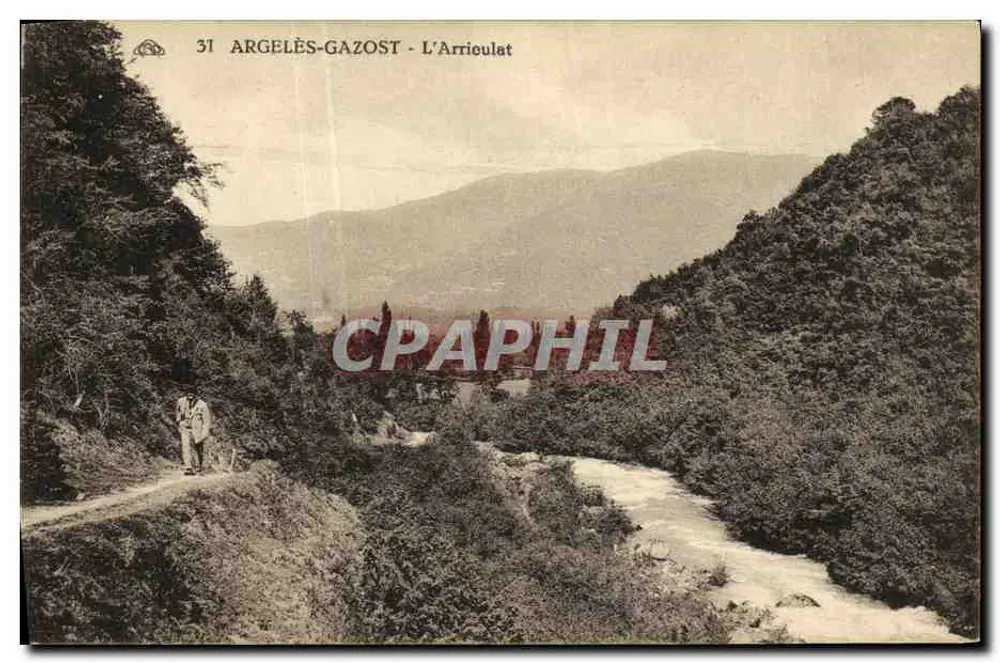 Argelès-Gazost - L'Arrieculat — editore 'Imprimerie des Pyrénées' - Recto