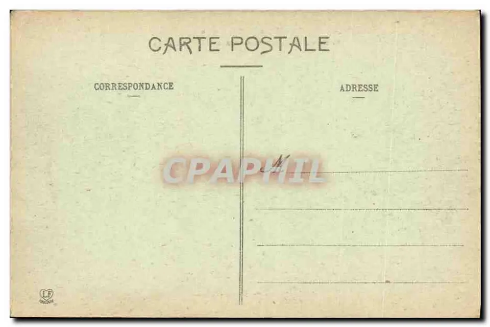 Monléon-Magnoac — Avenida de Garaïson — Fototipo Léon Barra, Pau - Verso