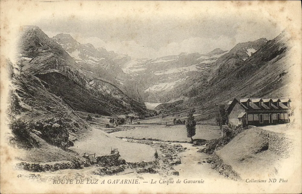 Route de Luz nach Gavarnie — Der Cirque de Gavarnie — Collections ND Phot - Vorderseite