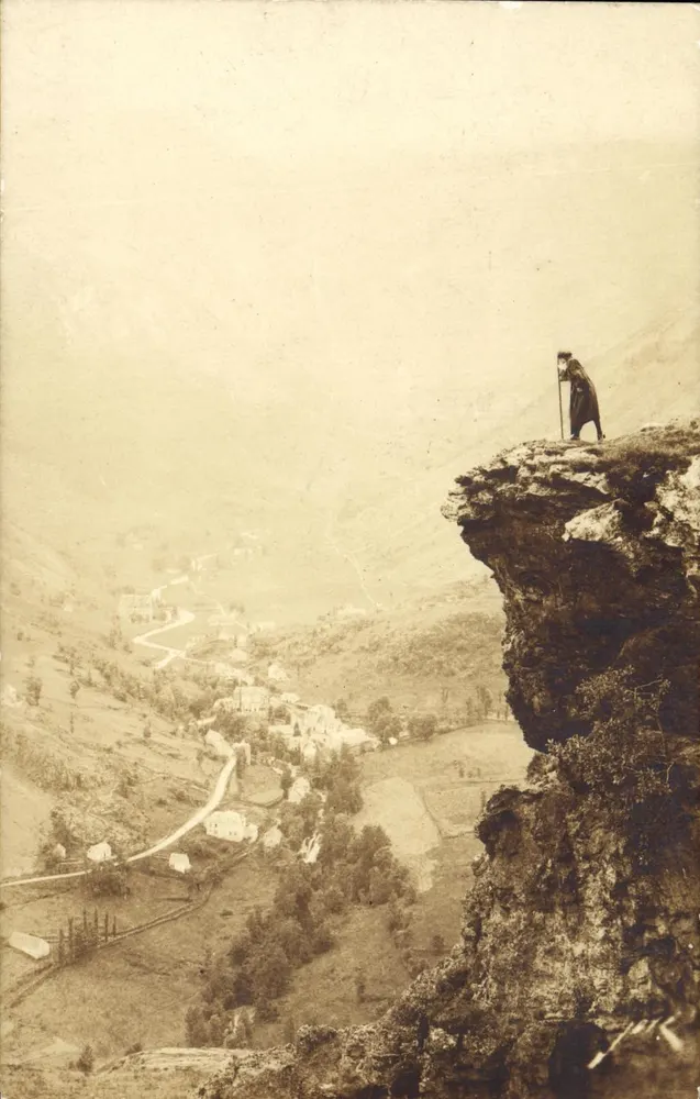 Gavarnie - Hautes-Pyrénées — Überblick über den Cirque und die Grande Cascade — Jové, Pau, N° 14 - Vorderseite