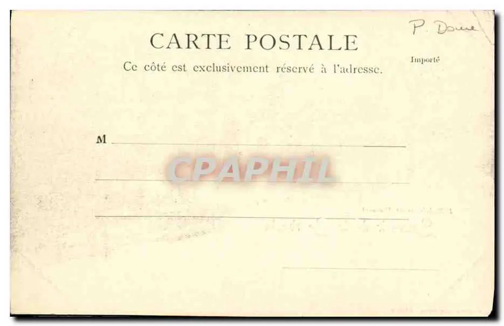 L'Établissement Thermal — Souvenir de la Bourboule — Imprimerie Jules & Jules, Drave - Achterkant