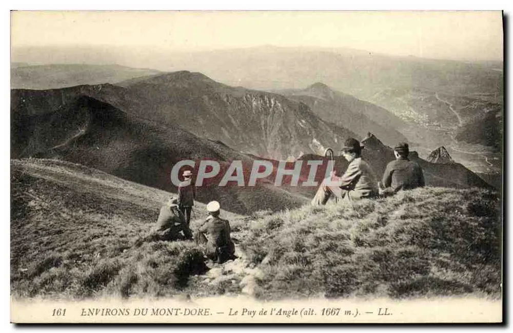 Environs du Mont-Dore — Le Puy de l'Angle (alt. 1667 m.) — LL. — N° 161 - Frente