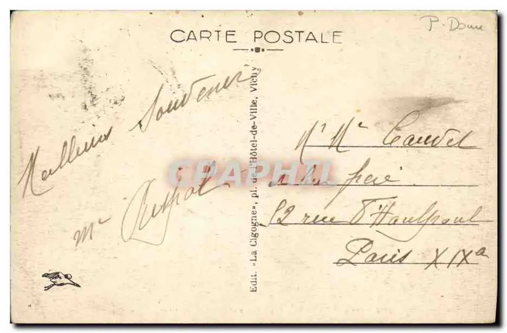 Mont-Dore — Die Gorges d'Enfer und die Crêtes du Sancy — Das pittoreske Auvergne — Nr. 3298 - Rückseite