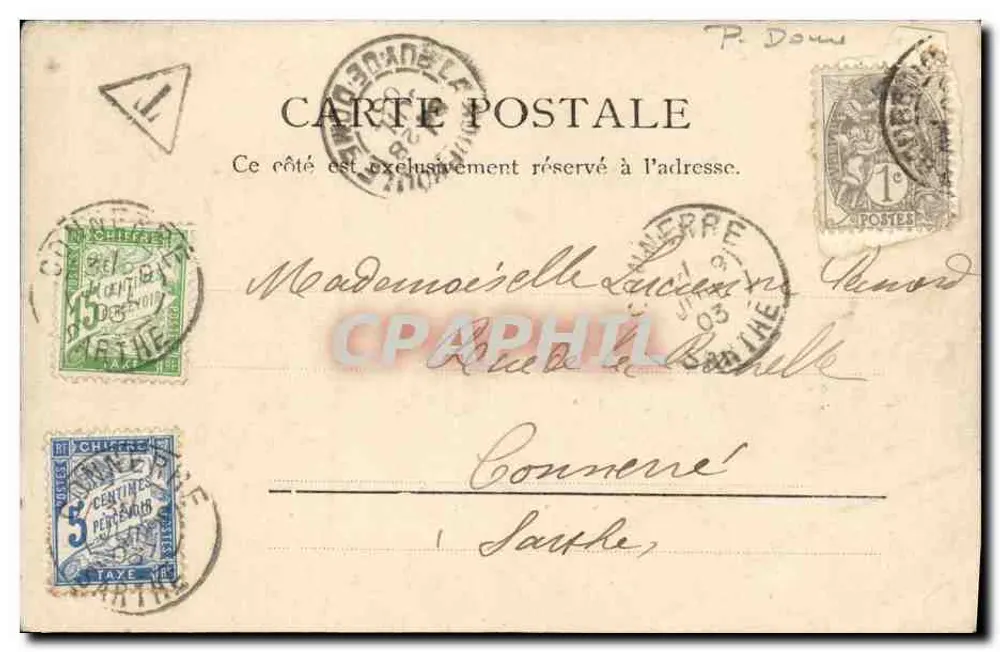 Mont Dore-les-Bains — vista panorâmica — R.&D. 10902 - Verso