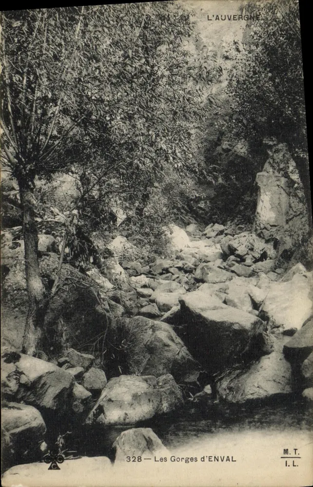 As Gorges d'Enval — A Auvergne — M.T. I.L. n°328 - Frente