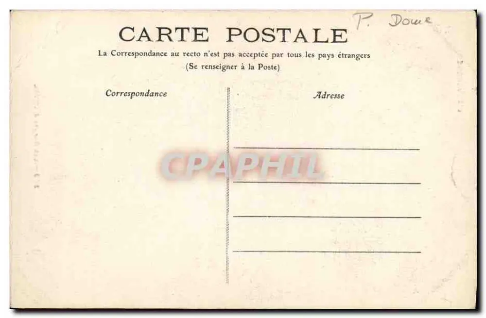 As Gorges d'Enval — A Auvergne — M.T. I.L. n°328 - Verso