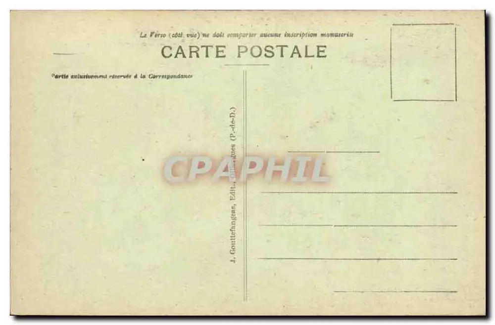 Gipfel des PUY DE DOME - Tempel des Merkur (Restaurierung) — a.d'o. - 541 - Rückseite