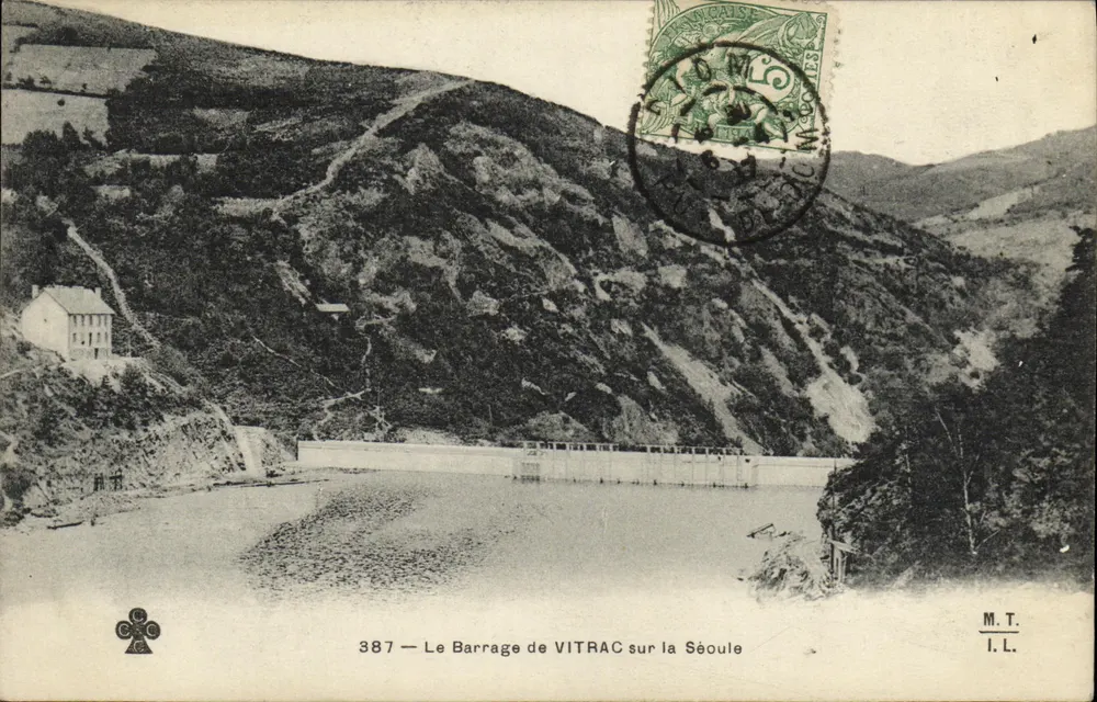 Der Staudamm von VITRAC an der Sèoule — 387 — M.T. I.L. - Vorderseite