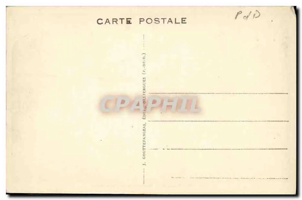 Billois — Viertel der Porte-Neuve — G D'O. 657 - Rückseite