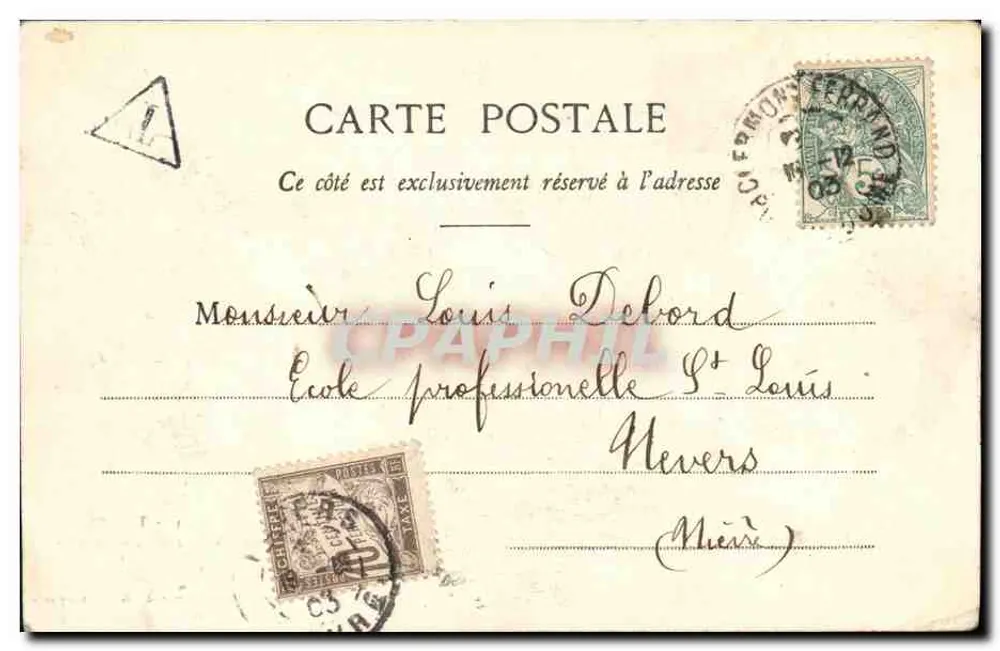 Viaduto de Sainte-Agathe — Thiers — P. Juliott, Clermont-Ferrand - G. Delaunay succ. - Verso