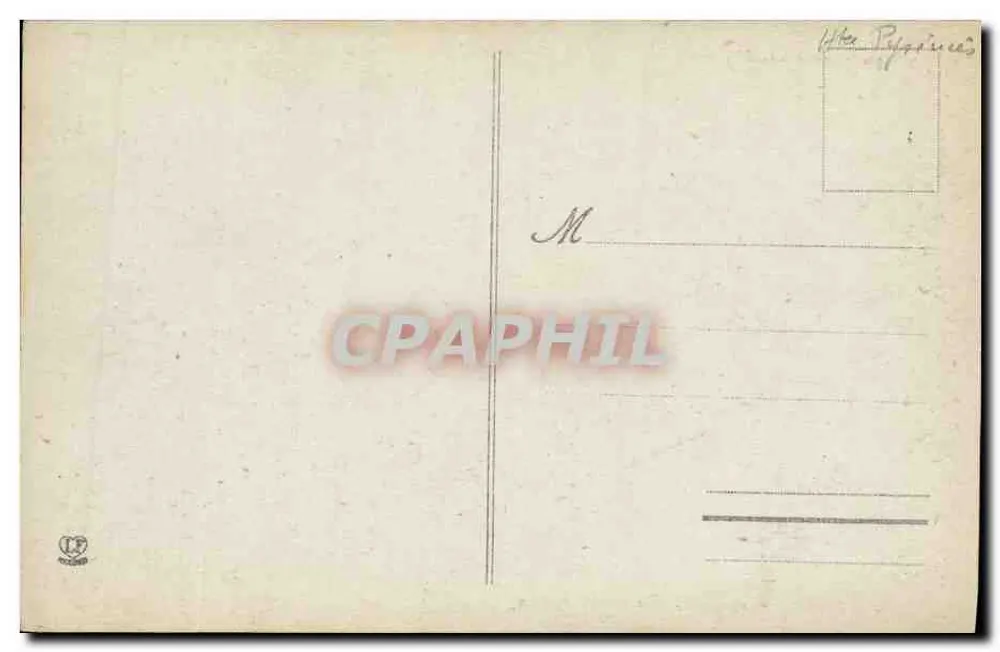 Tarbes - O Claustro do Jardim Massey — Editor Labouche Frères, n°62 - Verso