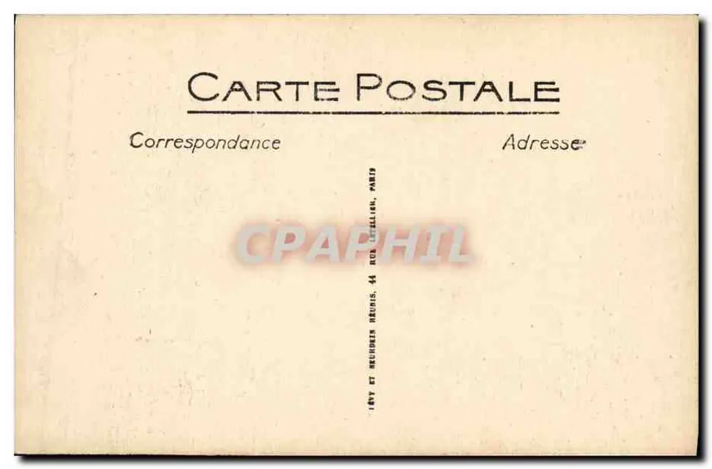 Tarbes (Hautes-Pyrénées) — Place Maubourguet — Gruppe 'Die Überschwemmung' — Verlag L. Véronique, Nr. 8 - Rückseite