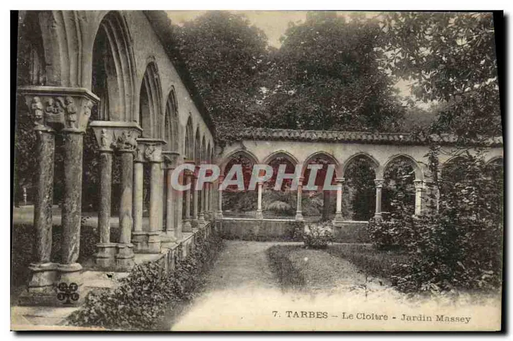 Tarbes — O Claustro — Jardim Massey - Frente