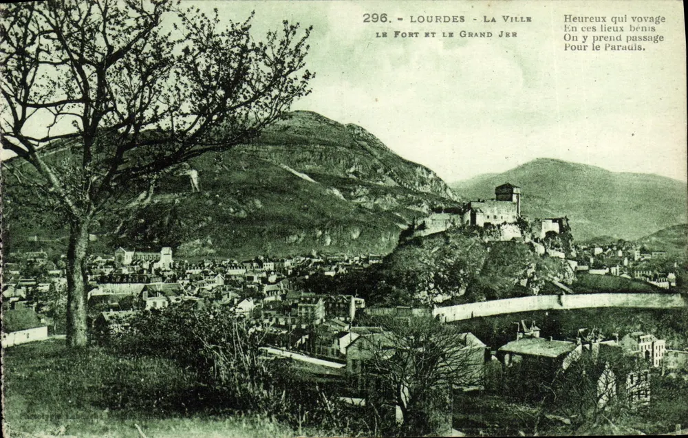 Lourdes — Die Stadt, das Fort und der Grand Jérôme — Verlag LF, Nr. 296 - Vorderseite