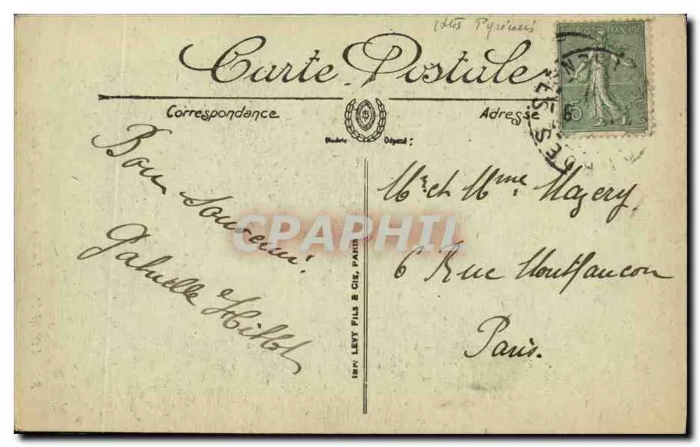 LOURDES — A Basílica e a Esplanada — LL. - Verso
