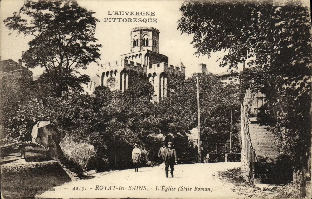 Royat-les-Bains — Die Kirche (Römischer Stil) — Bégnin, Avenue Jules-Bonnot, Vicq - Vorderseite