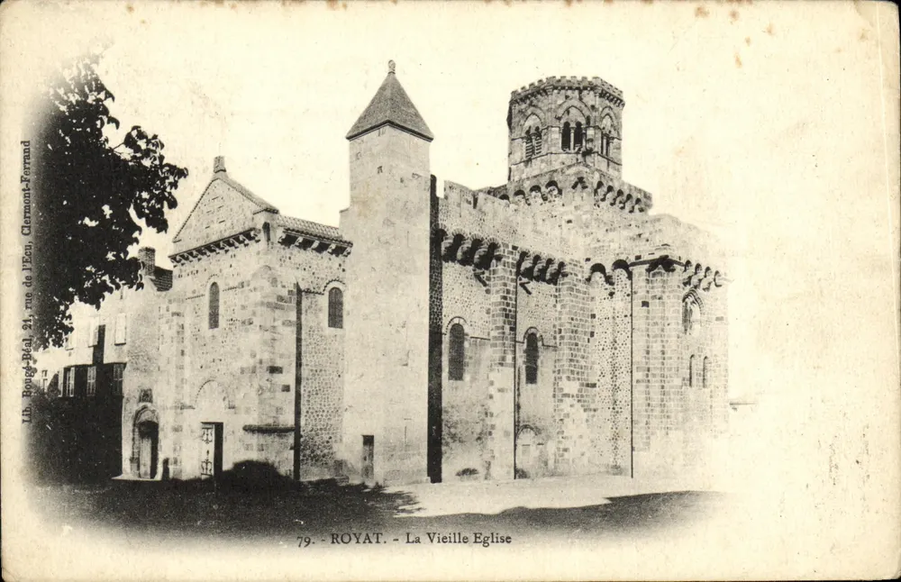 Royat - Die Alte Kirche — Verlag Lib. Bourge-Réal, 79 - Vorderseite