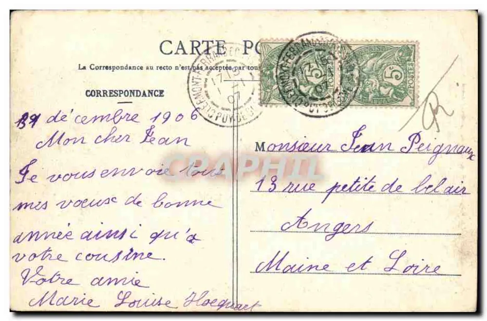 Royat - Die Alte Kirche — Verlag Lib. Bourge-Réal, 79 - Rückseite