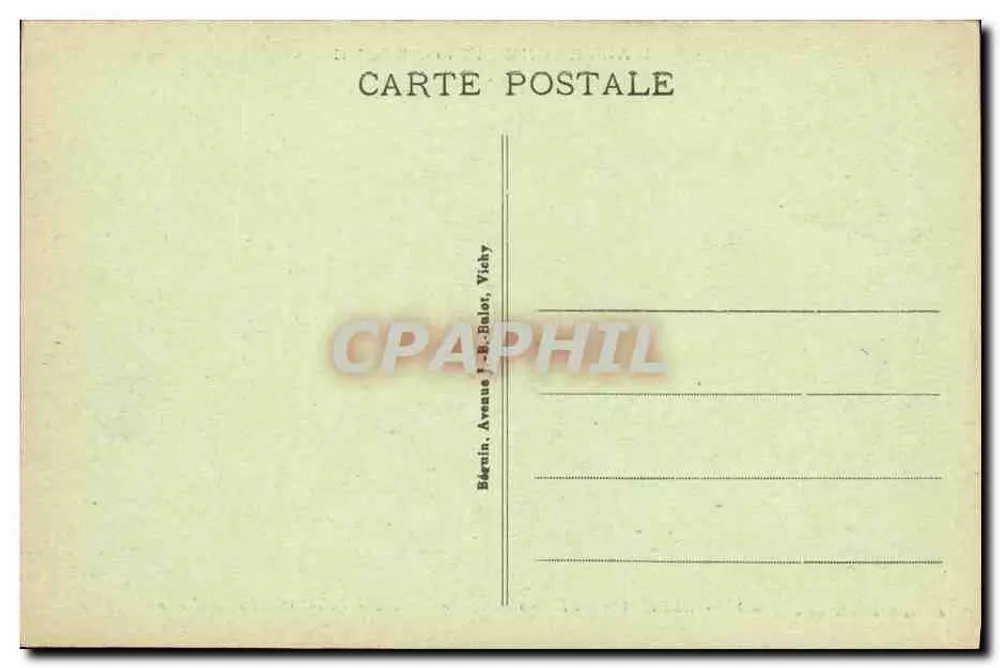 Clermont-Ferrand — Square Blaise Pascal e o Puy de Dôme — Éditeur des Galeries de Jaude, n° 4081 - Verso