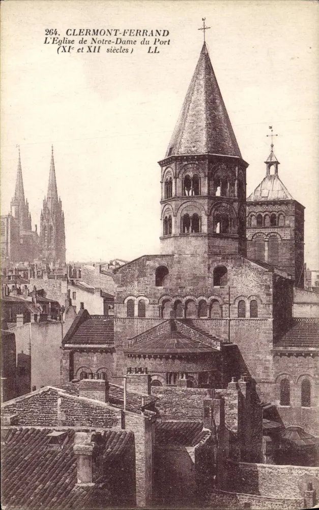 Clermont-Ferrand — Die Kirche Notre-Dame du Port (11. und 12. Jahrhundert) — LL, n° 264 - Vorderseite