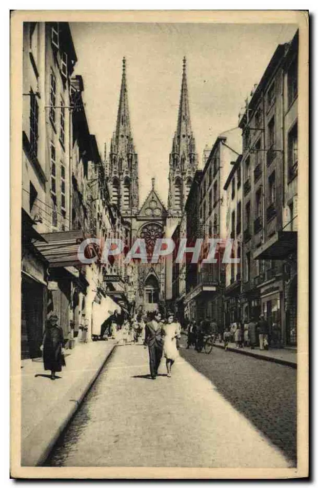 Clermont-Ferrand — Kathedrale aus der Rue des Gras gesehen — Éditions Artistiques et PubliCiaires Clermont-Ferrand - Vorderseite