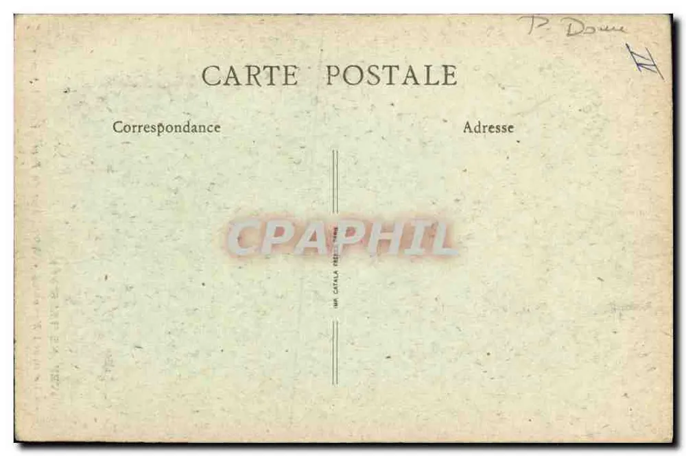 Clermont-Ferrand — Notre-Dame du Port — Seitenportal — L'Auvergne Illustrée, Nr. 25 - Rückseite