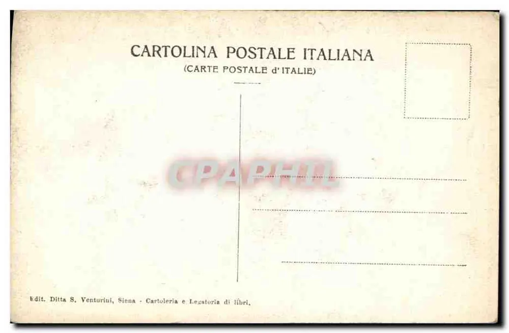 Porta, avanza della gran Cattedrale ideata nel 1322 e non proseguita — Siena — n° 611 - Verso