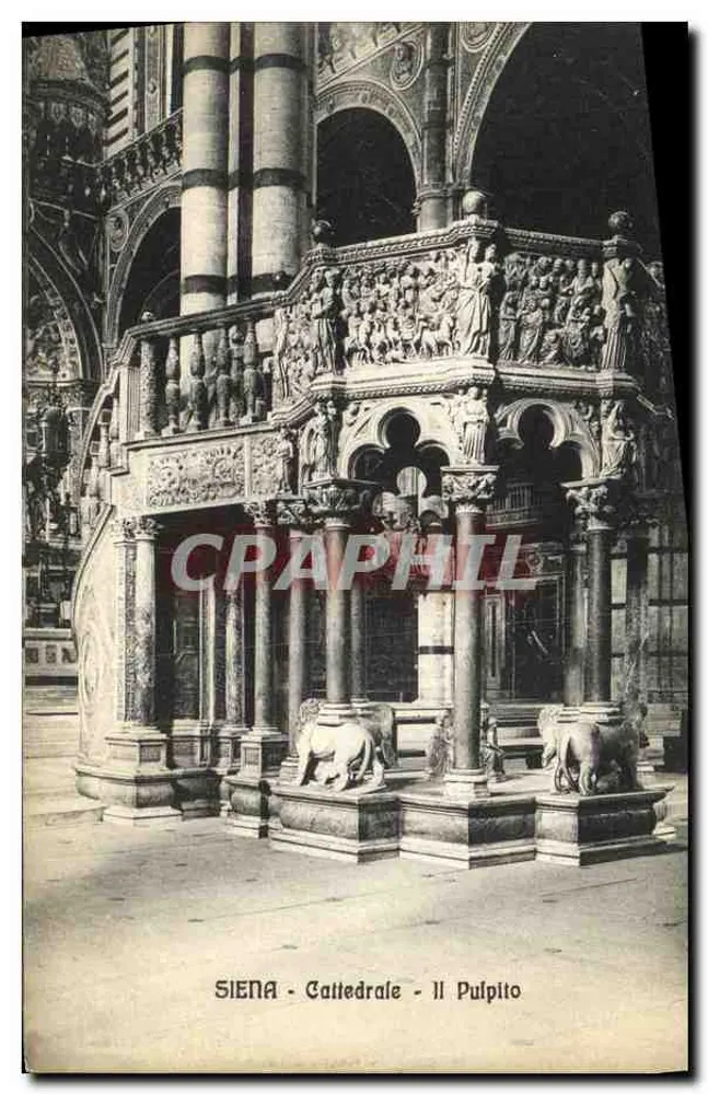 Siena - Catedral - Il Pulpito - Frente
