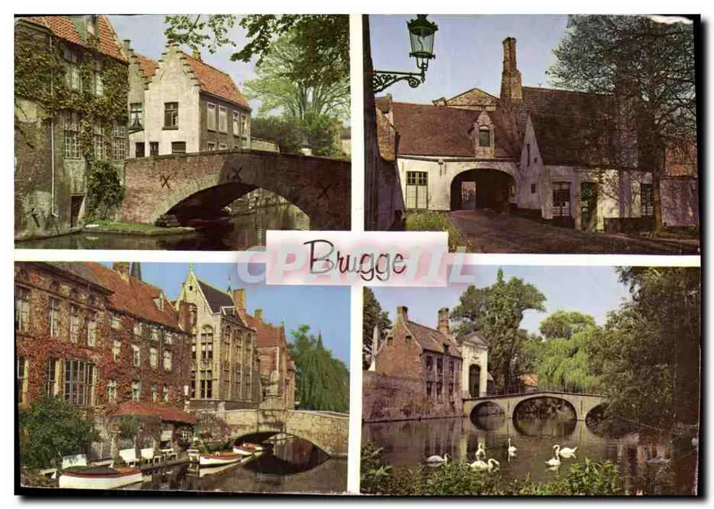 Brügge — Panoramablick — Bertiller Ausgabe - Vorderseite