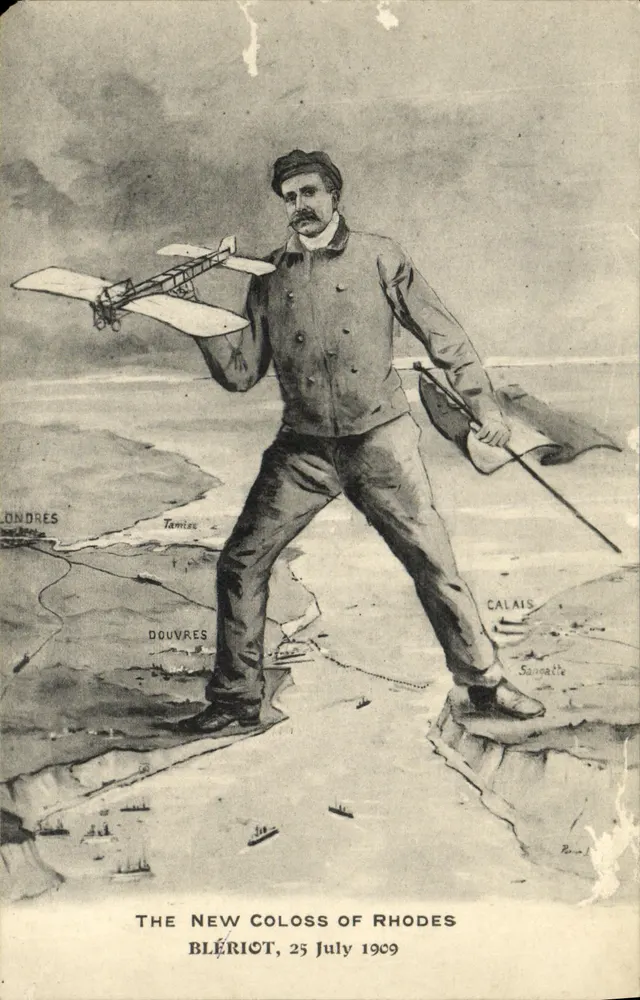 Blériot — Der neue Koloss von Rhodos — Éditeur A. D., 23, Boulevard des Italiens, Paris - Vorderseite