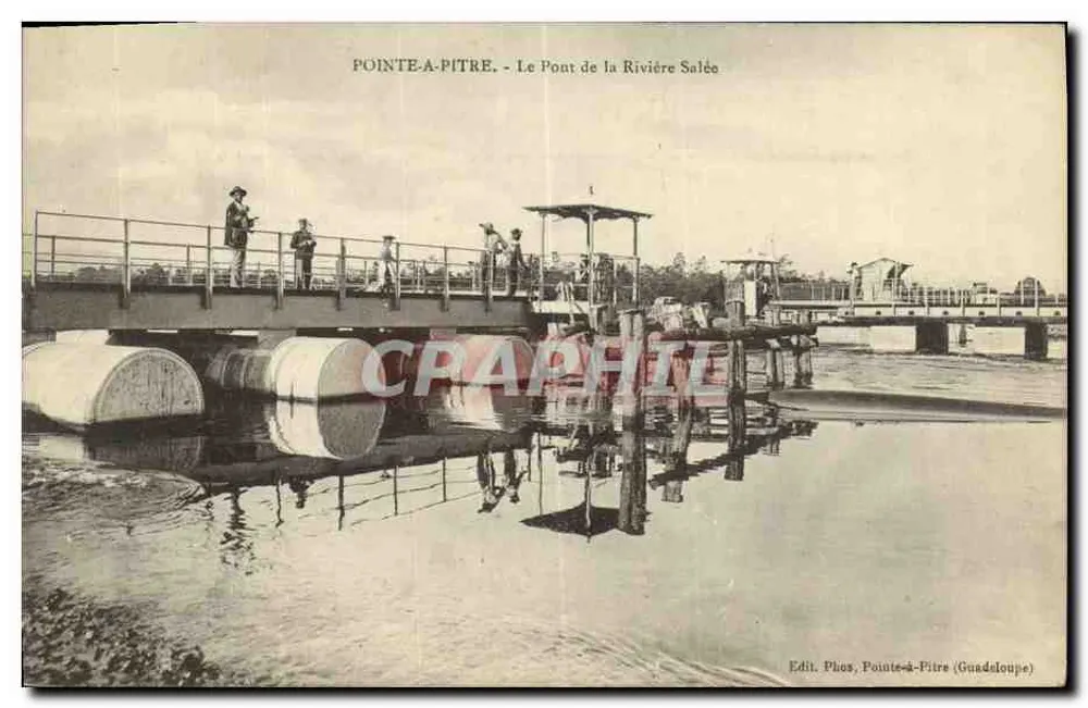 Pointe-à-Pitre - Ansicht des Salée-Brücke — Edit. Phes, Pointe-à-Pitre (Guadeloupe) - Vorderseite