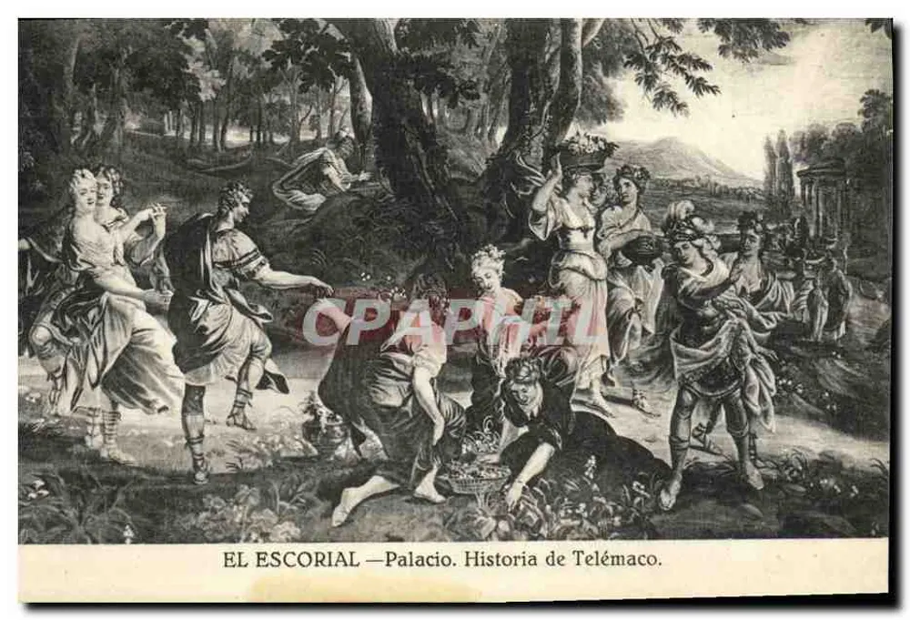 El Escorial — Palácio. História de Telêmaco. - Frente