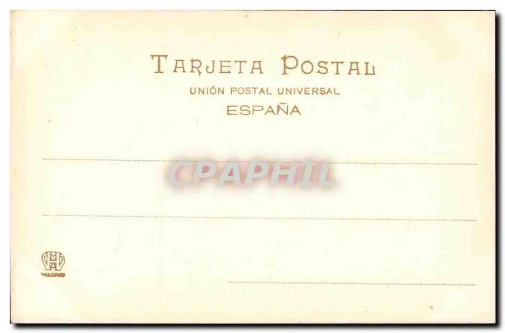 Monastério do Escorial: A Sacristia — Hausser y Menet, Madrid - Verso