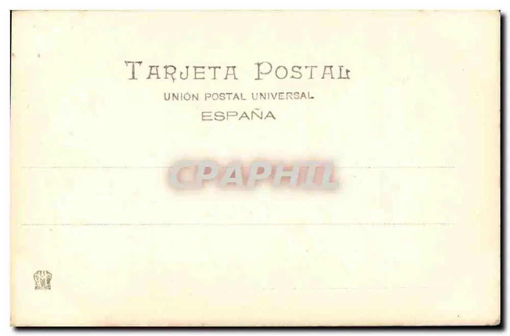 Kloster El Escorial — Beerdigung von Karl V. — M. Moreno, Madrid, Nr. 31 - Rückseite